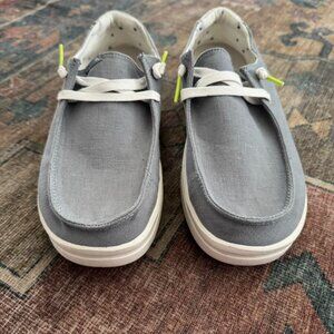 HEYDUDE Women's Grey Trainers